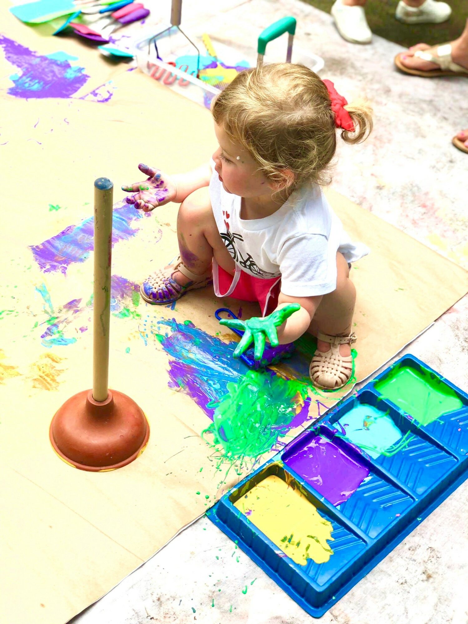 evolving paint canvas for kids - Meri Cherry