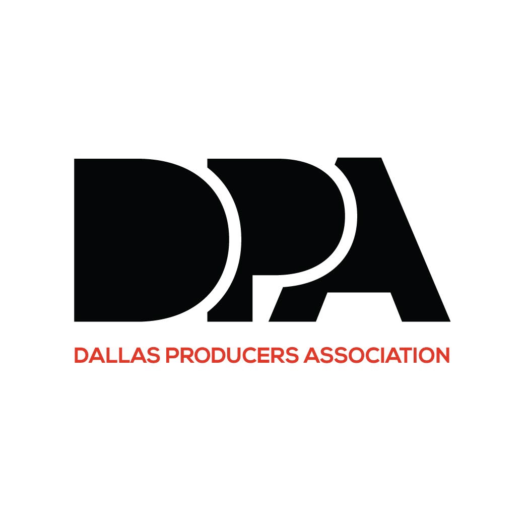 Logo with bold black letters DPA and red text below reading DALLAS PRODUCERS ASSOCIATION.